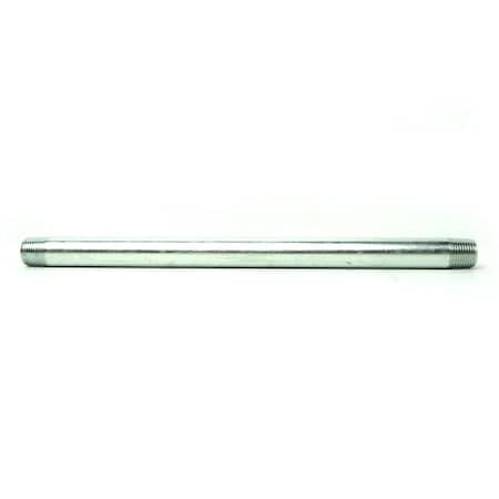THRIFCO PLUMBING 3/8 Inch x 10 Inch Galvanized Steel Nipple 5219099